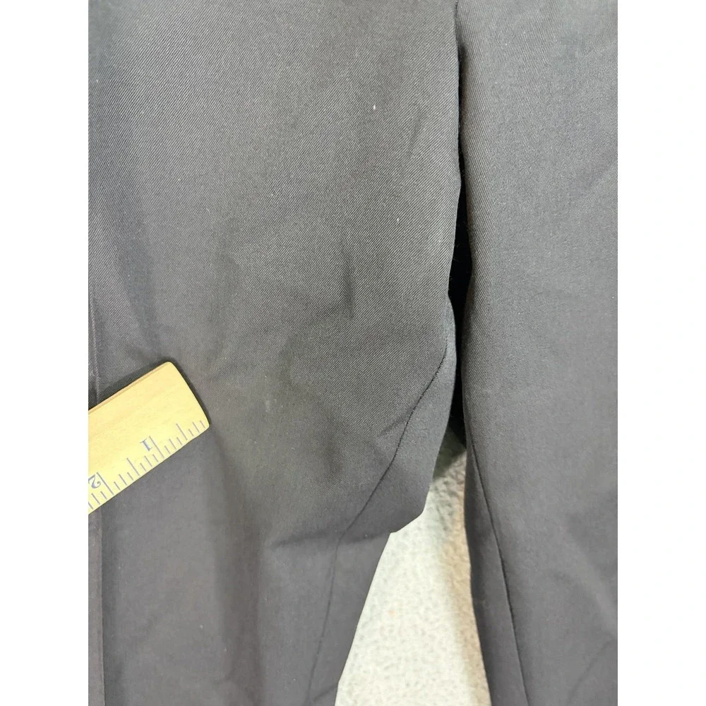 Britches Dress Pants Mens 36x32 Black Acetate Lined Flat Front Classic Business
